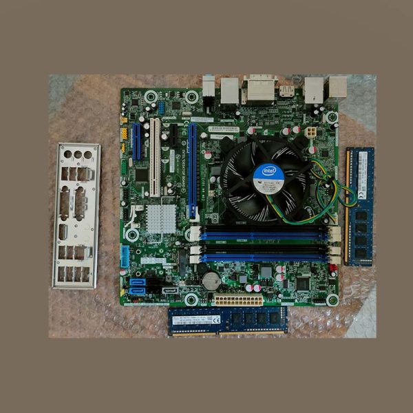 Intel Motherboard (Dq77Mk) Motherboard With Io (Branded Motherboard)