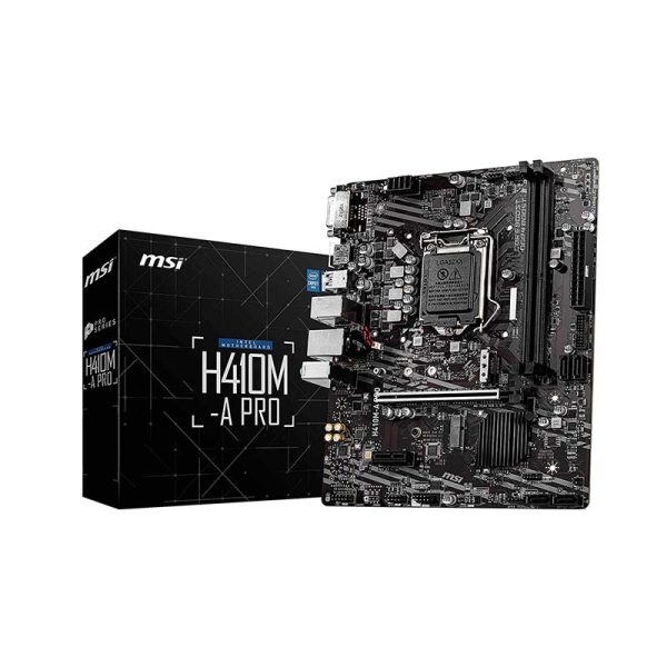Msi Motherboard (H410M-A) Pro Ddr4 Motherboard With M.2 And 4K Support